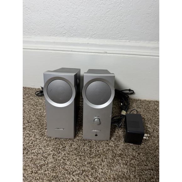 Bose Other - Bose Companion 2 Multimedia Computer Speakers Silver w/ Power Adapter Tested